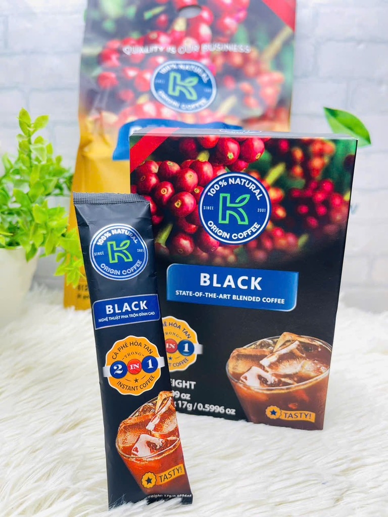 HỘP 15 GÓI CAFE K LOẠI ĐEN CHÍNH HÃNG