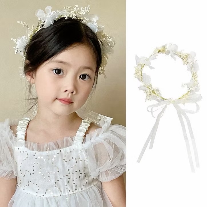 CÀI TÓC VÒNG HOA ĐỘI ĐẦU KẾT CƯỜM CHUỖI (3)
