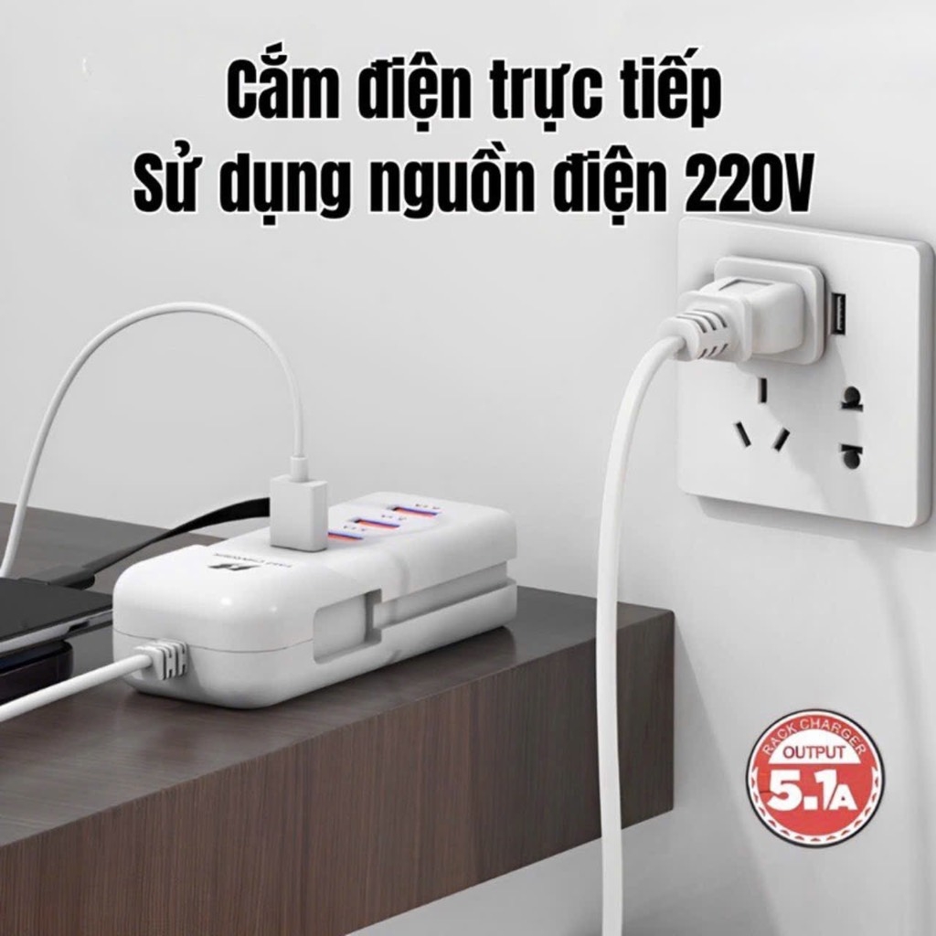 Ổ SẠC THÔNG MINH 4 CỔNG ĐA NĂNG 66W (5)