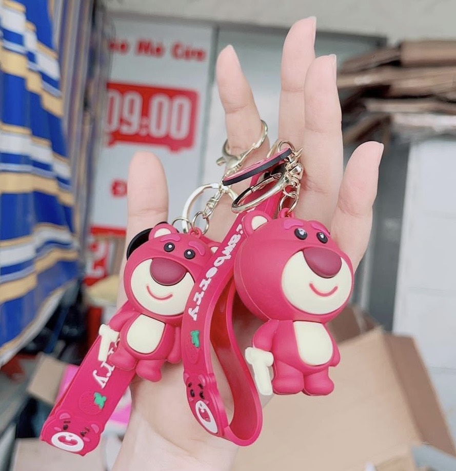 Móc Khoá Gấu Hồng Lotos (2)