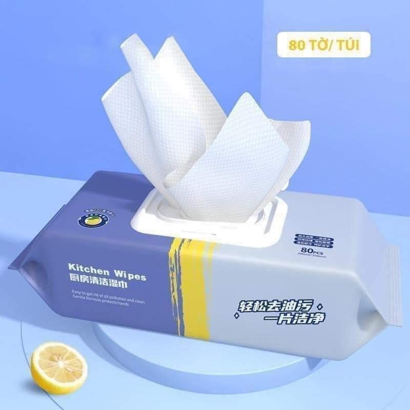 BỊCH KHĂN LAU BẾP ĐA NĂNG KITCHEN 80 TỜ LỚN (2)