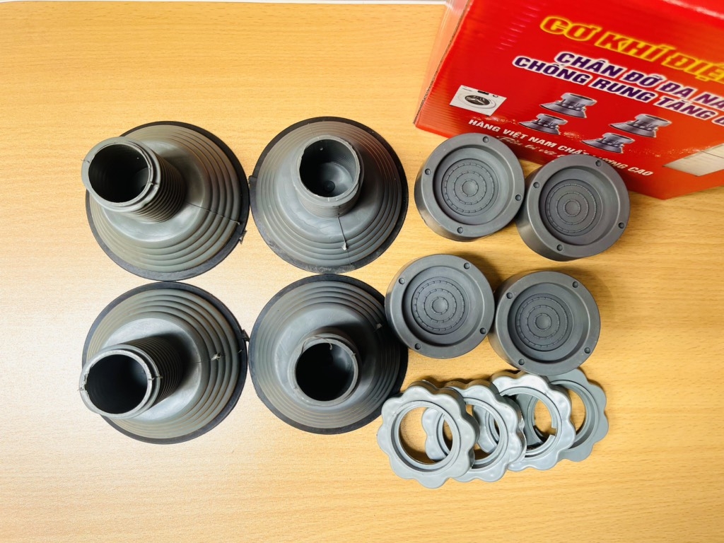 BỘ 4 CHÂN ĐẾ CHỐNG RUNG MÁY GIẶT TỦ LẠNH M4 XỊN (2)