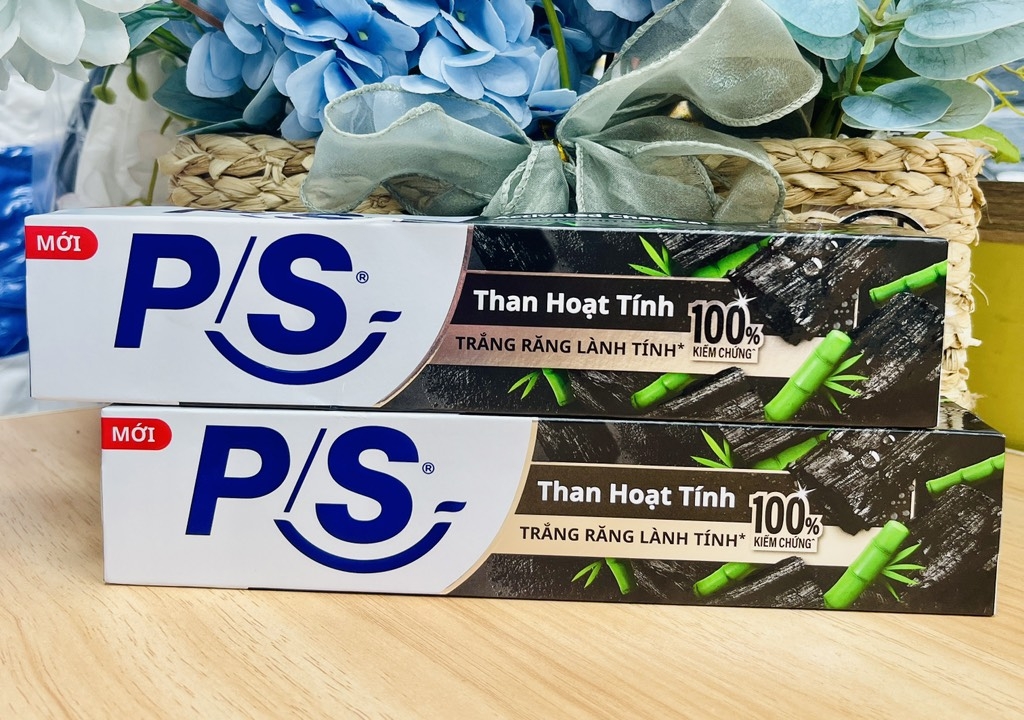 KEM ĐÁNH RĂNG P/S 230g THAN TRE HOẠT TÍNH