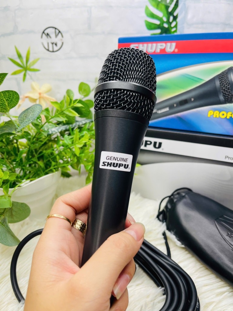 MICRO CÓ DÂY SHUPU 818 KARAOKE CAO CẤP (20)