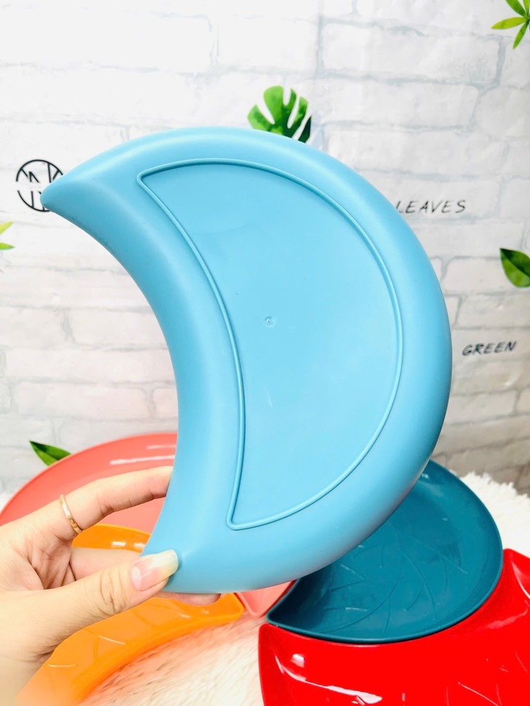 Dĩa Đựng Đồ Ăn Nhanh Hình Bán Nguyệt (2)