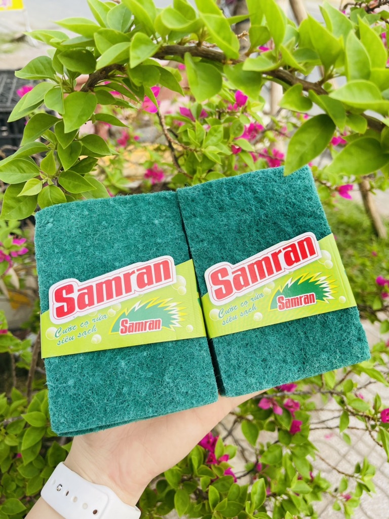 SET 5 CƯỚC RỬA CHÉN XANH NHÁM SAMRAN NHỎ ( MUA 3 TẶNG 1) (1)