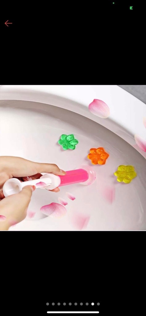 Gel Khử Mùi diệt Khuẩn Bồn Cầu Dạng Thạch Hoa Cực Thơm (1)