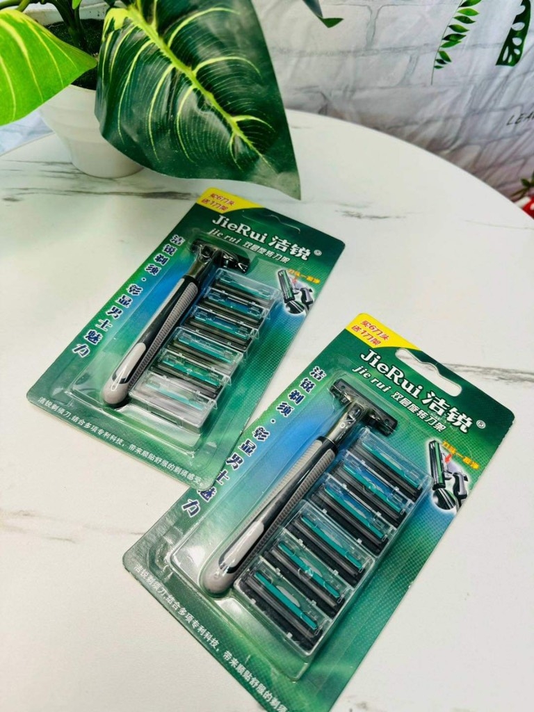 Dao Cạo Râu JiRui Kèm 6 Lưỡi (2)