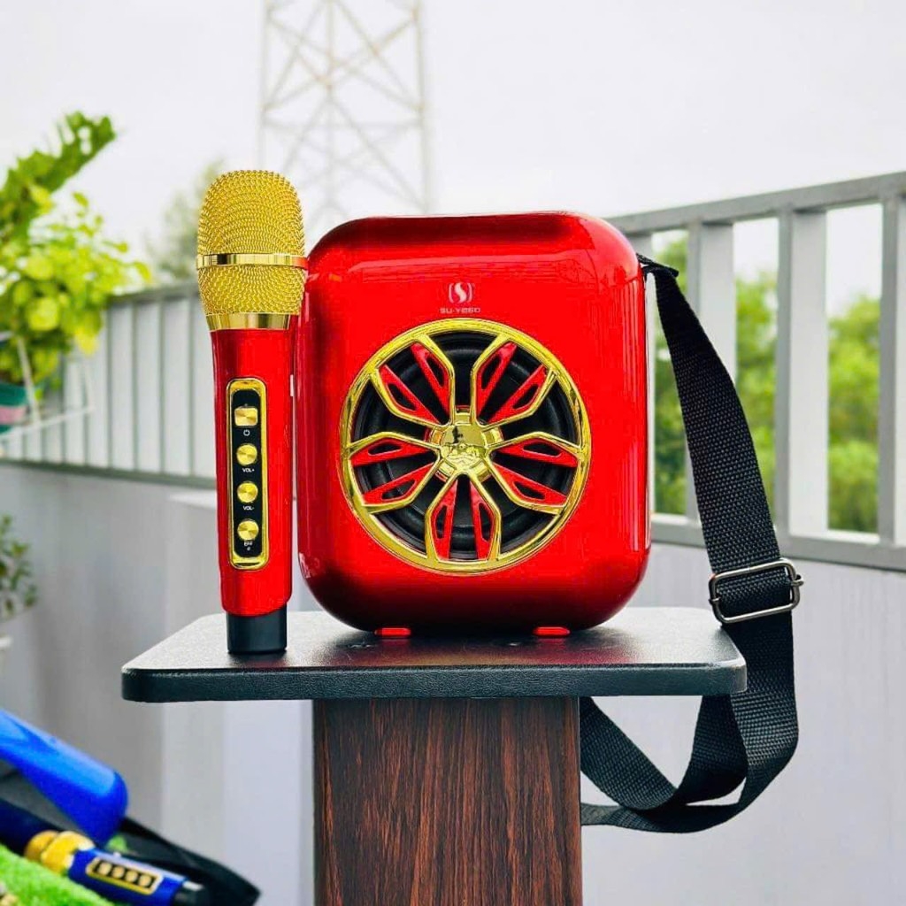 Loa bluetooth karaoke A20 Mẫu Mới Nhất tặng kèm 1 micro ko dây (30)
