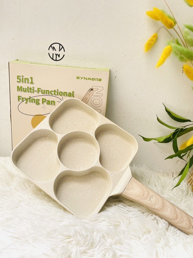 CHẢO CHỐNG DÍNH 5 NGĂN XỊN CÁN GỖ (14)