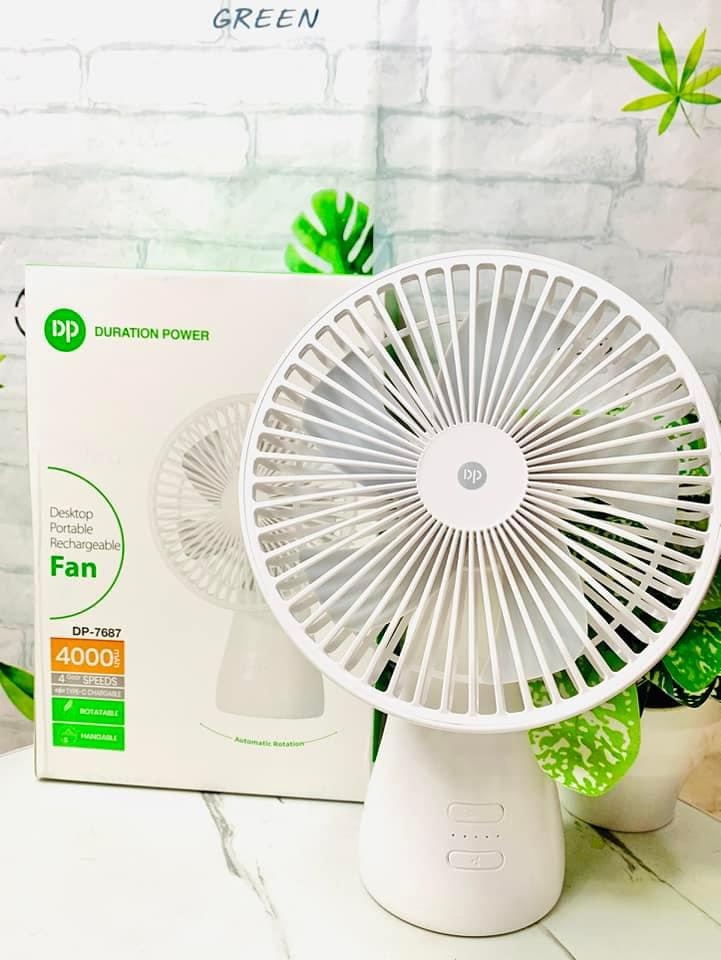 QUẠT TÍCH ĐIỆN DP XOAY ĐỂ BÀN 5 CÁNH MÃ 7687 (24)