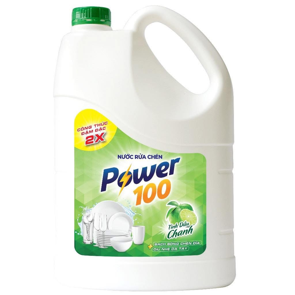 NƯỚC RỬA CHÉN POWER 100 HƯƠNG CHANH 1,4kg (3)