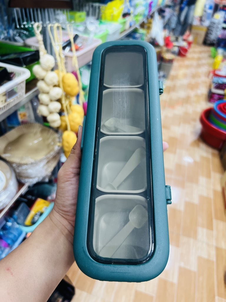 HỘP ĐỰNG GIA VỊ 4 NGĂN SHENGYU HÀNG NĐ (3)