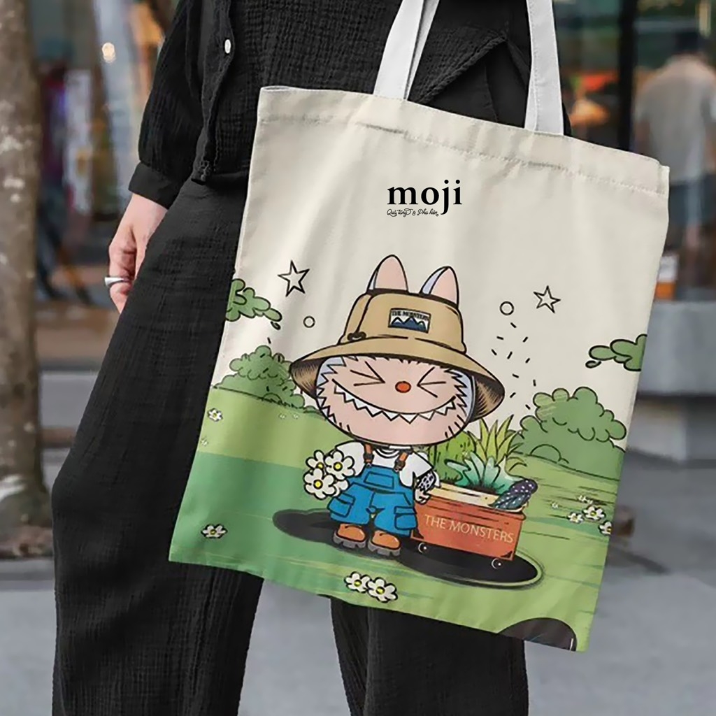 Túi Xách Vải Tote Labubu (3)