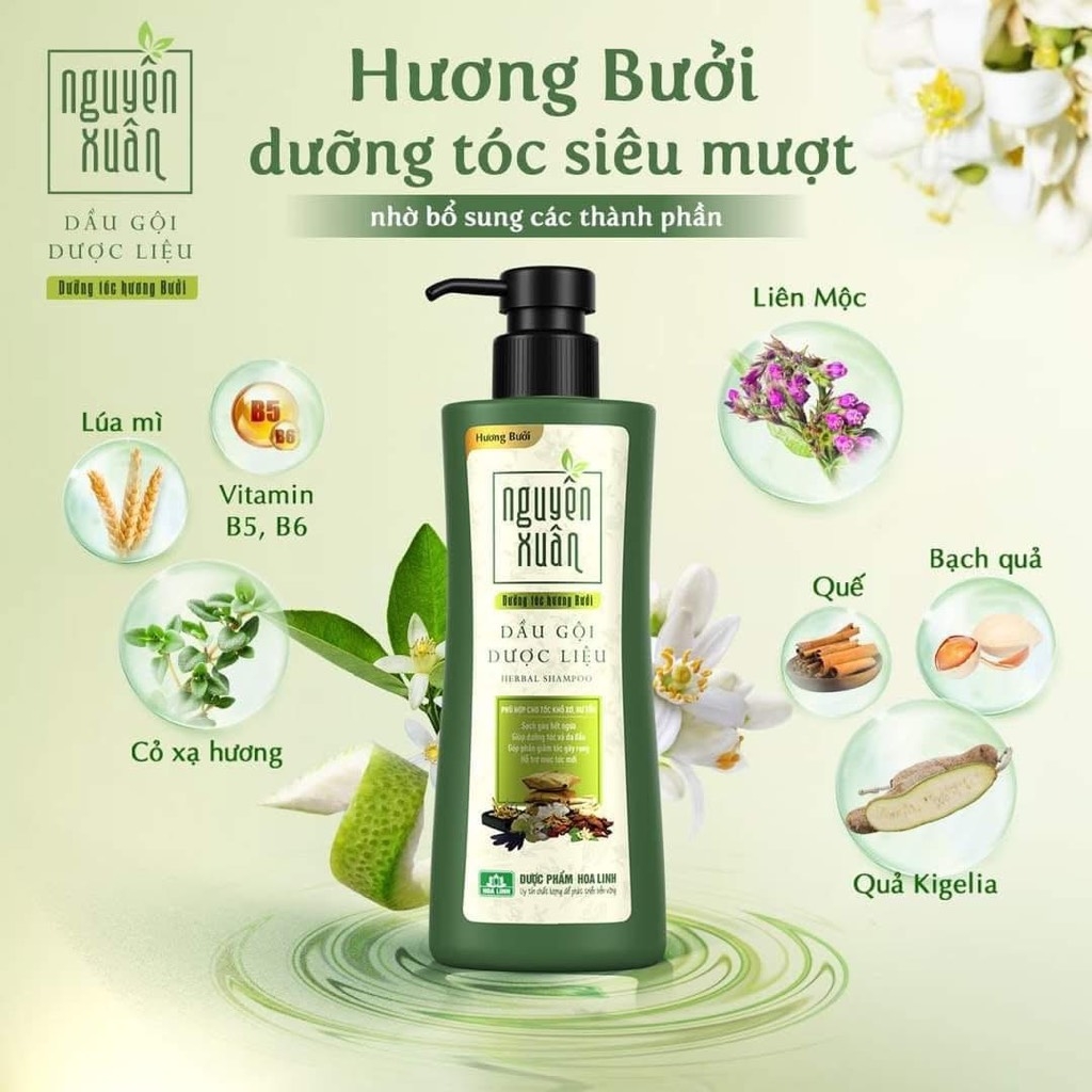 Dầu Gội Đầu Nguyên Xuân 250ml HƯƠNG BƯỞI (4)