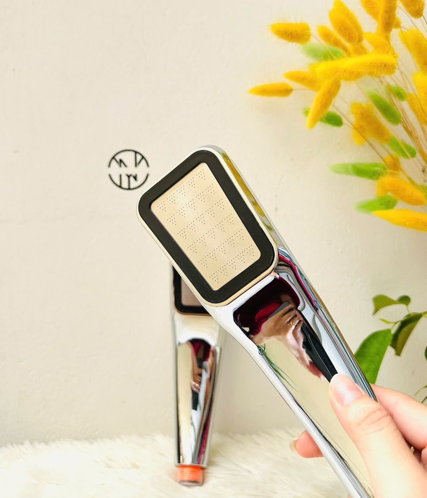 Vòi Sen Tăng Áp Nhựa Mạ Inox (3)