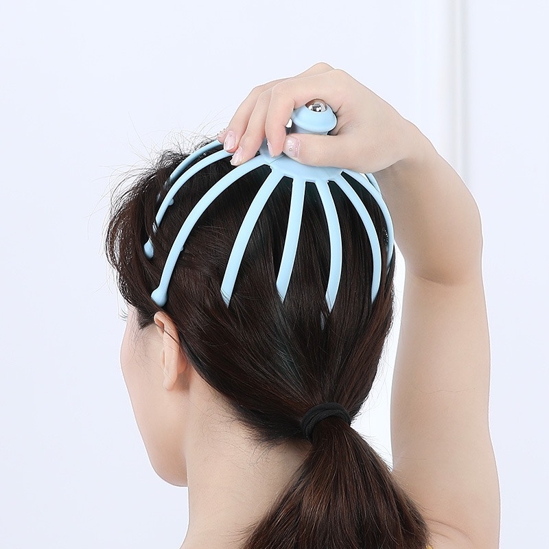 Dụng Cụ Massage Da Đầu 12 Nhánh Bạch Tuộc (2)