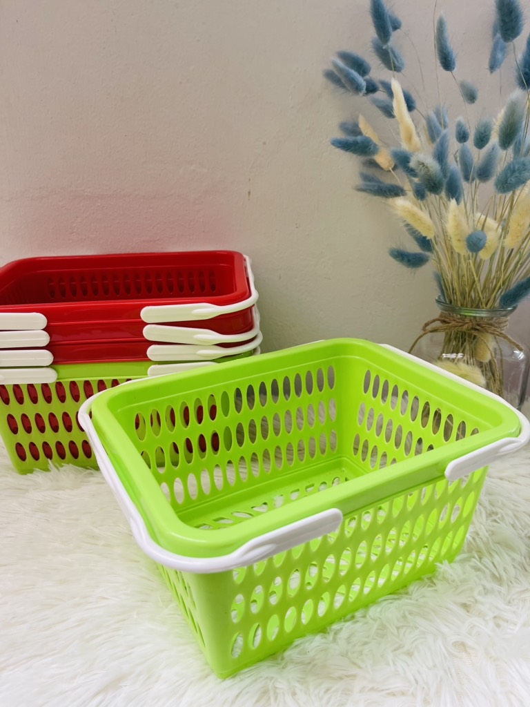 GIỎ 2 QUAI SIZE VỪA , NHIỀU MÀU (2)
