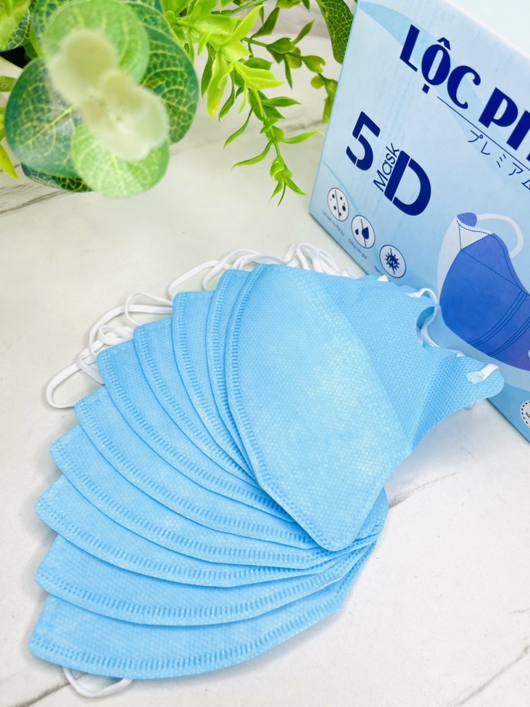 Set 10 Khẩu Trang 5D Mark LỘC PHÁT ( Xuka) Mua Hộp 10 Set zá 35k)