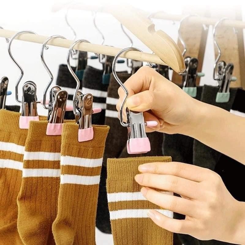 Móc Inox Treo Quần Áo Tất Vớ Mua 1 Tặng 1 (1)