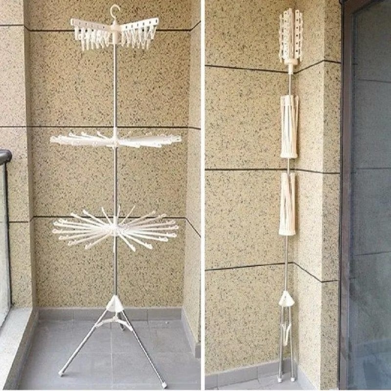 Cây Phơi Đồ Đa Năng Inox 3 Tâng