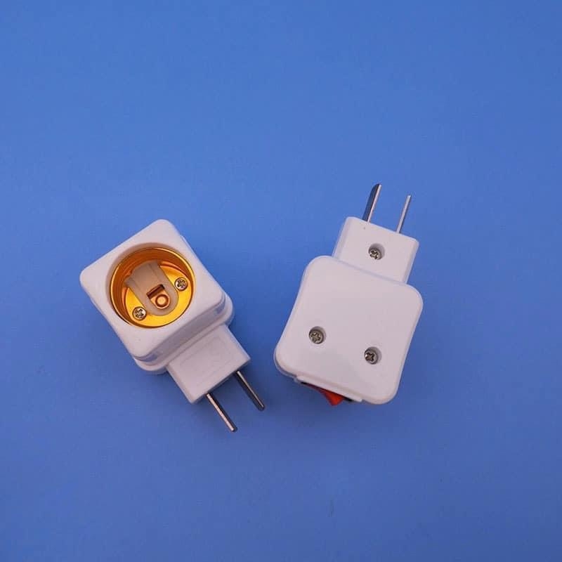 Đui Đèn Xoay Cắm Ổ Điện Có Kèm Công Tắc Xịn