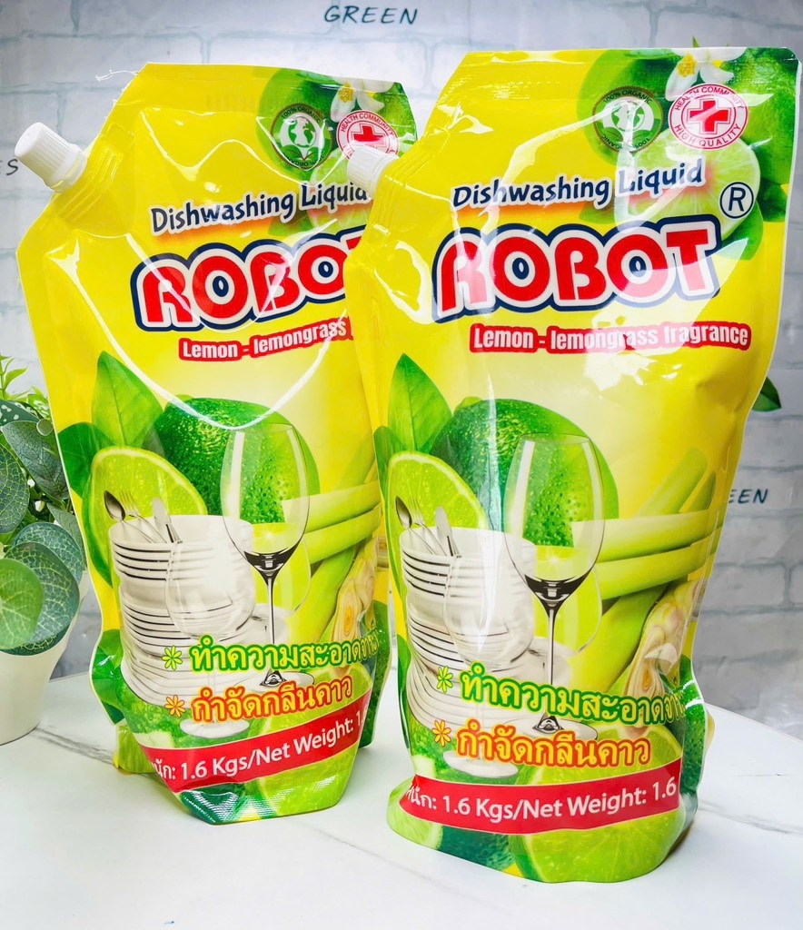 TÚI NƯỚC RỬA CHÉN ROBOT LỚN 1.6kg LOẠI 1 CHÍNH HÃNG (2)