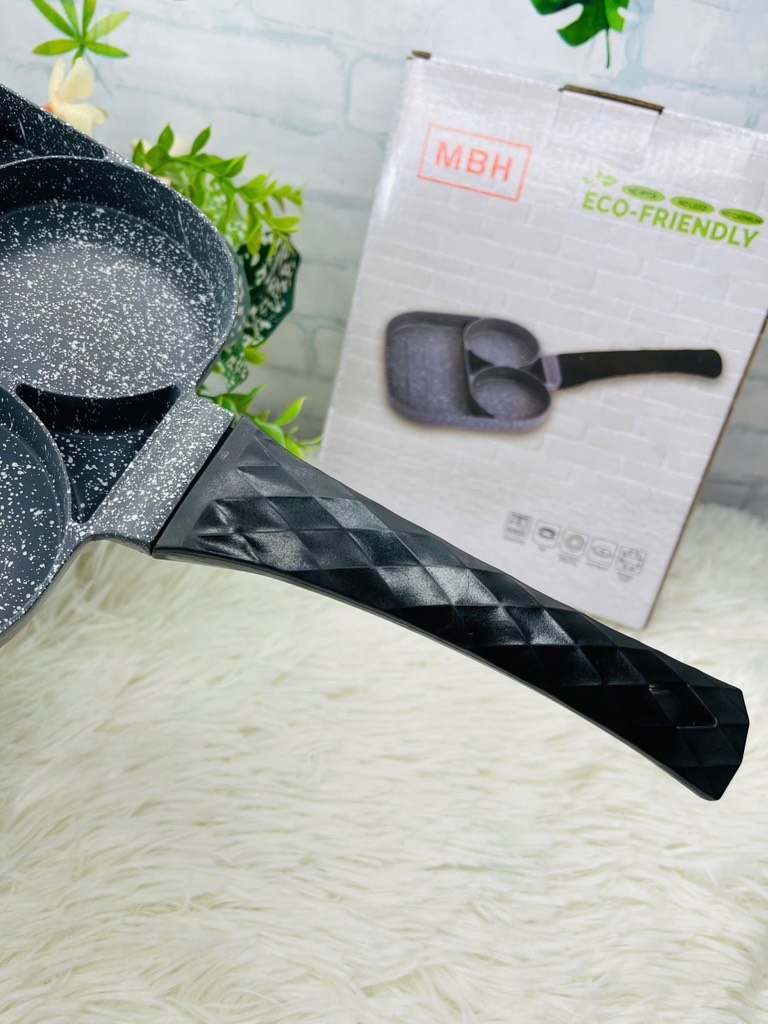 Khuôn chảo rán trúng 4 lỗ tròn loại tốt (9)