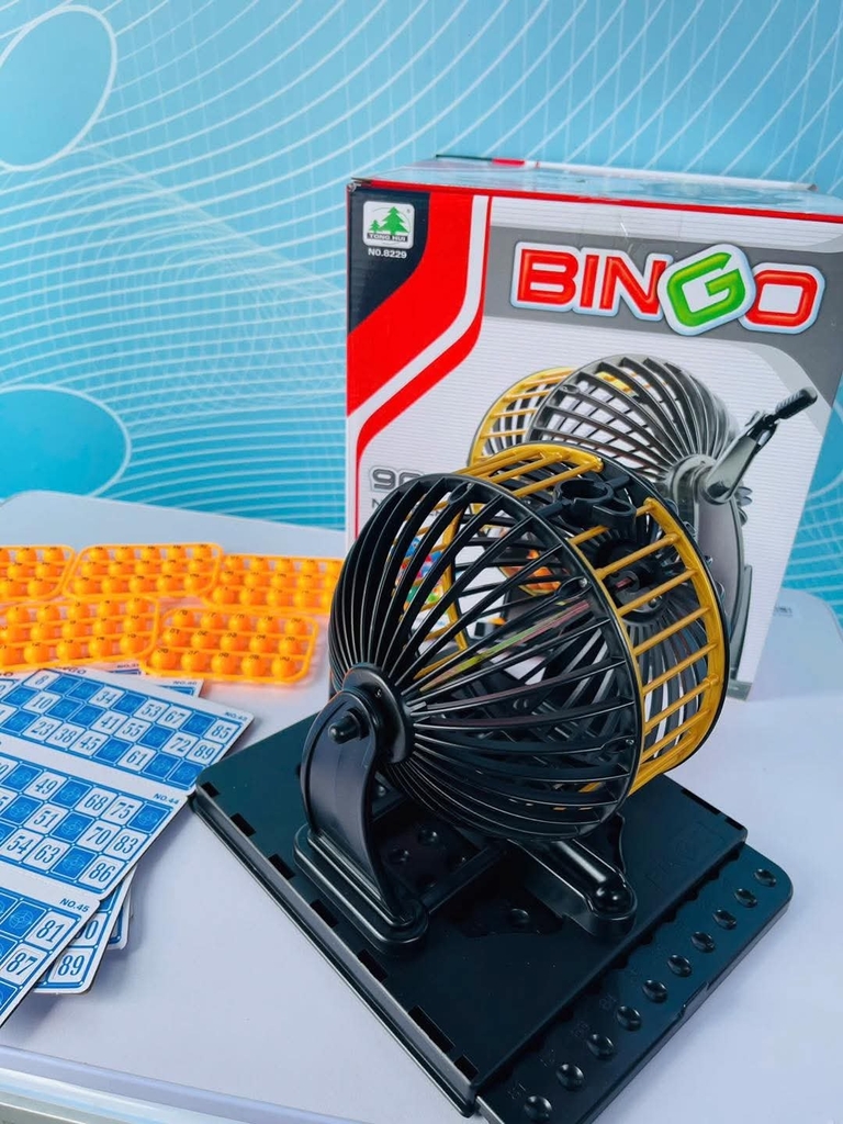 BỘ ĐỒ CHƠI QUAY SỐ LOTO CÓ LỒNG QUAY LỚN(9)