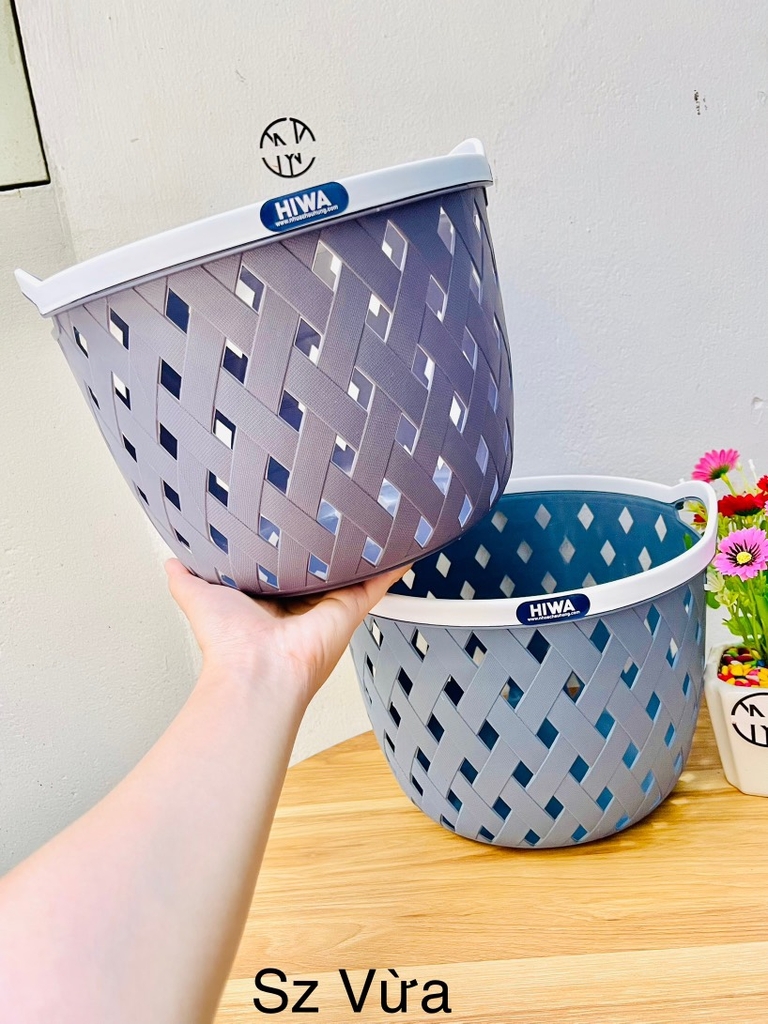 SỌT RỔ TRÒN ĐAN SIZE VỪA 24,5x19 CTY HIWA