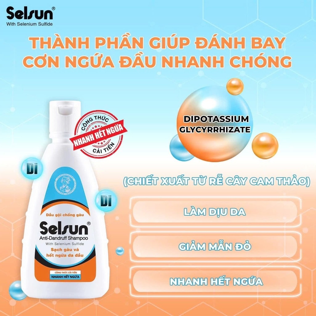 DẦU GỘI ĐẦU TÓC SELSUM HỖ TRỢ GIẢM GÀU NGỨA (10) '