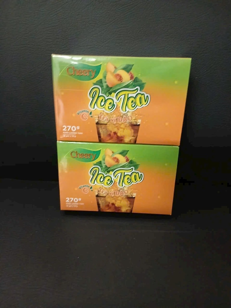 TRÀ HOÀ TAN VỊ ĐÀO , CHANH, HỘP 18Gói (2)