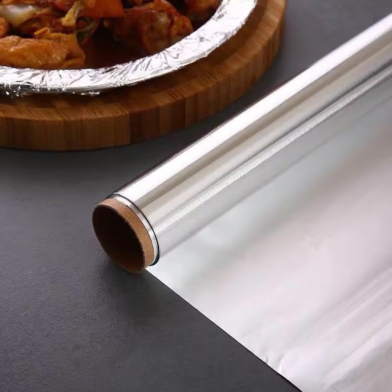 Cuộn giấy bạc Aluminium Foil -5M Cuốn đồ nướng đồ hấp (1)