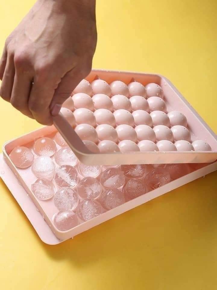 Khay Làm Đá Bi Làm Thạch 33 Ô (1)