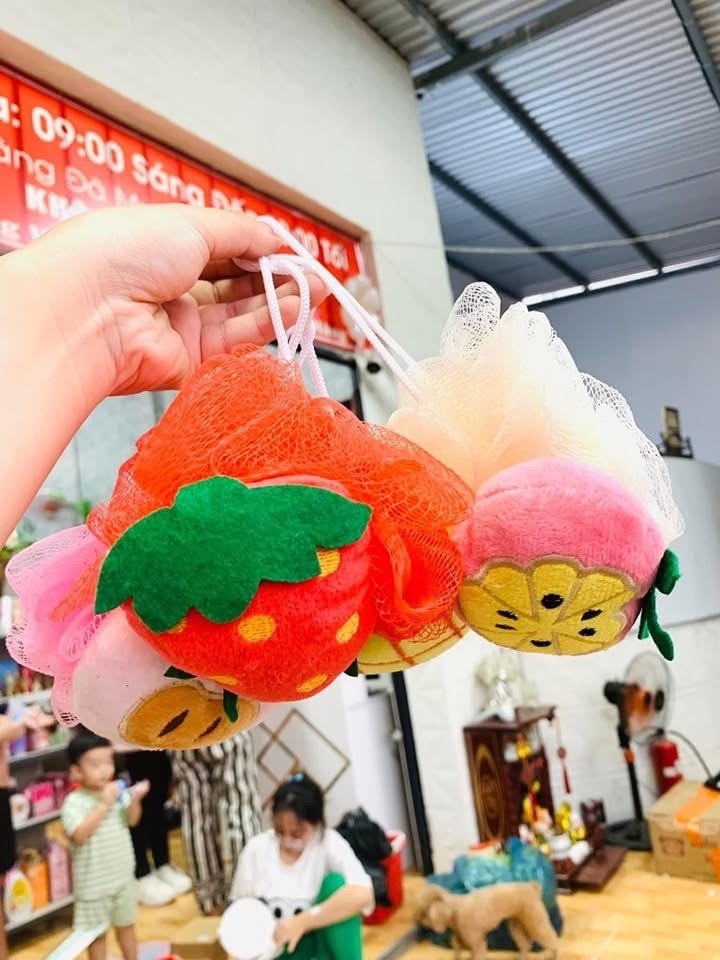 Bông Tắm Hình Trái Cây Kute (1)