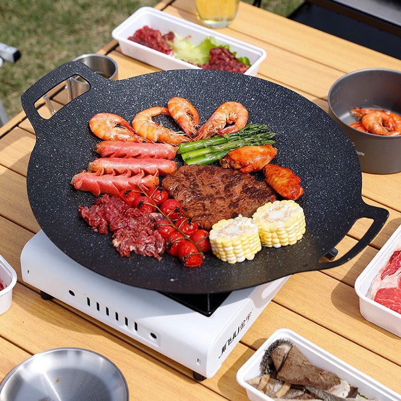 CHẢO NƯỚNG VÂN ĐÁ BBQ SIZE 34cm (5)