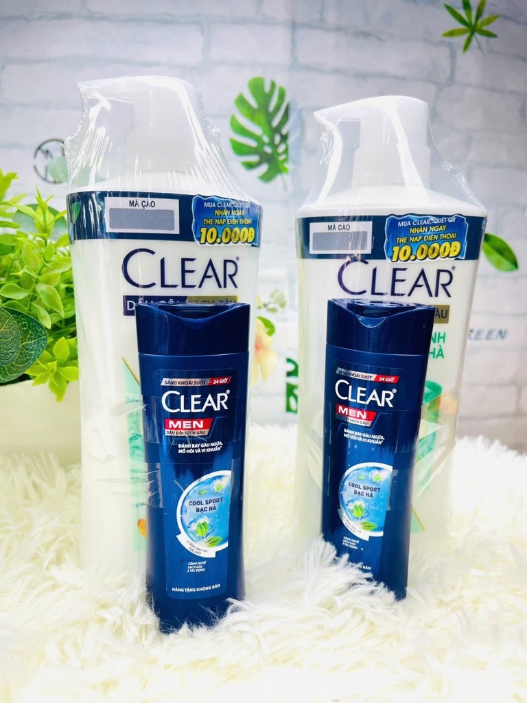 CHAI DẦU GỘI CLEAR BẠC HÀ 630g CHÍNH HÃNG ( Ko áp dụng cho giảm 10%) (4)