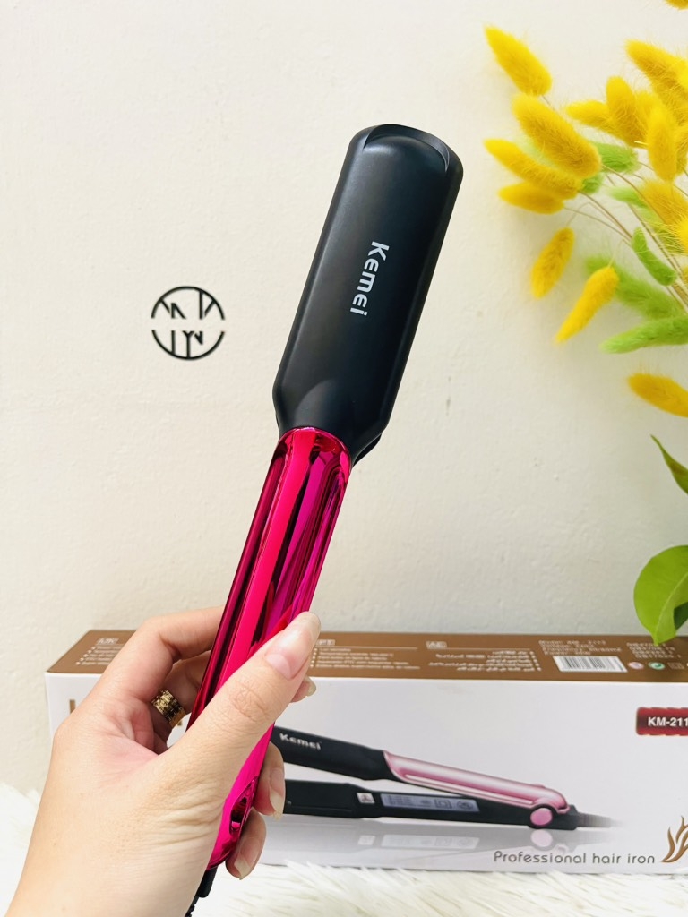 MÁY KẸP DUỖI UỐN TÓC KEMEI 2113 CHÍNH HÃNG (10)