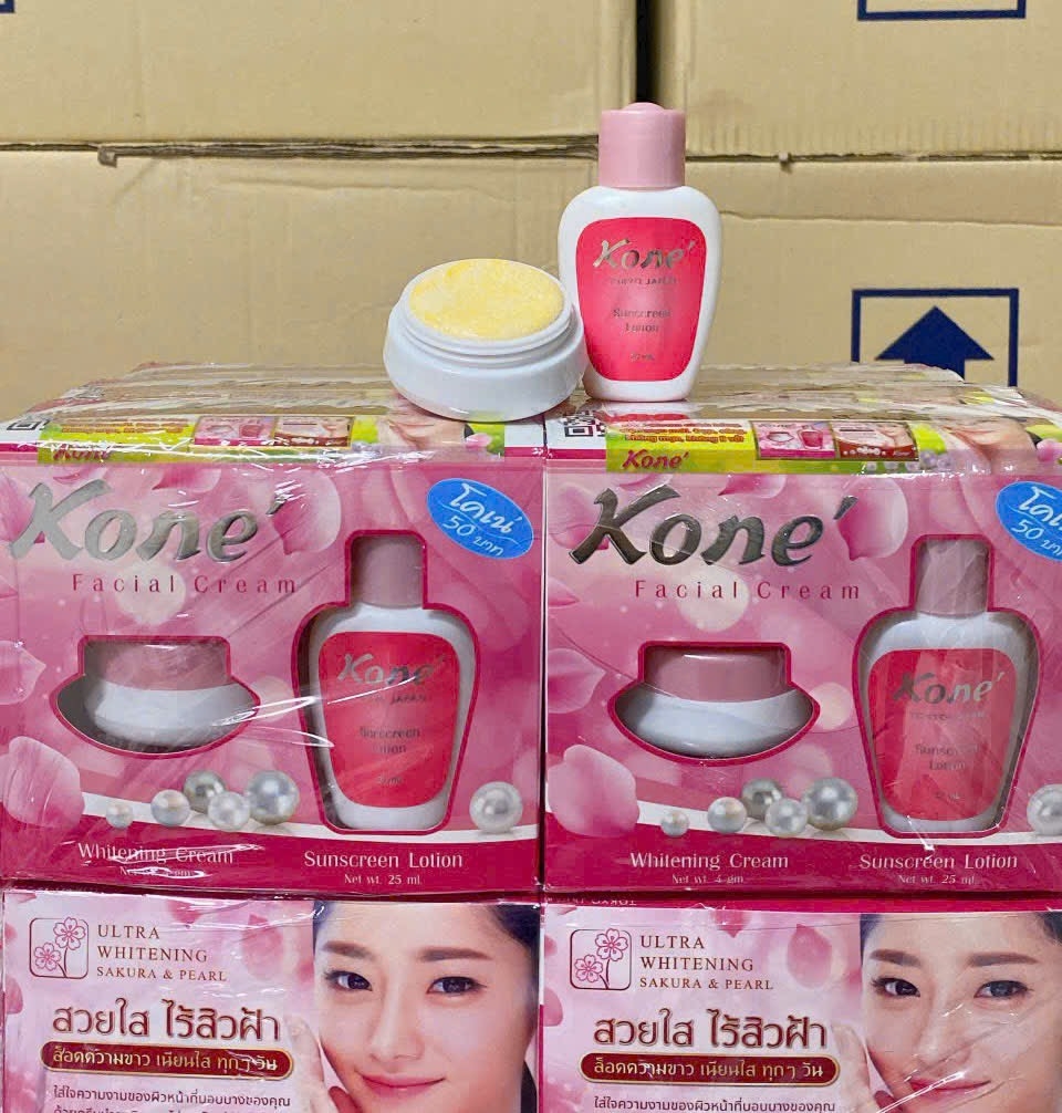 SET BỘ KEM MỸ PHẨM KONE THAILAND (6) '