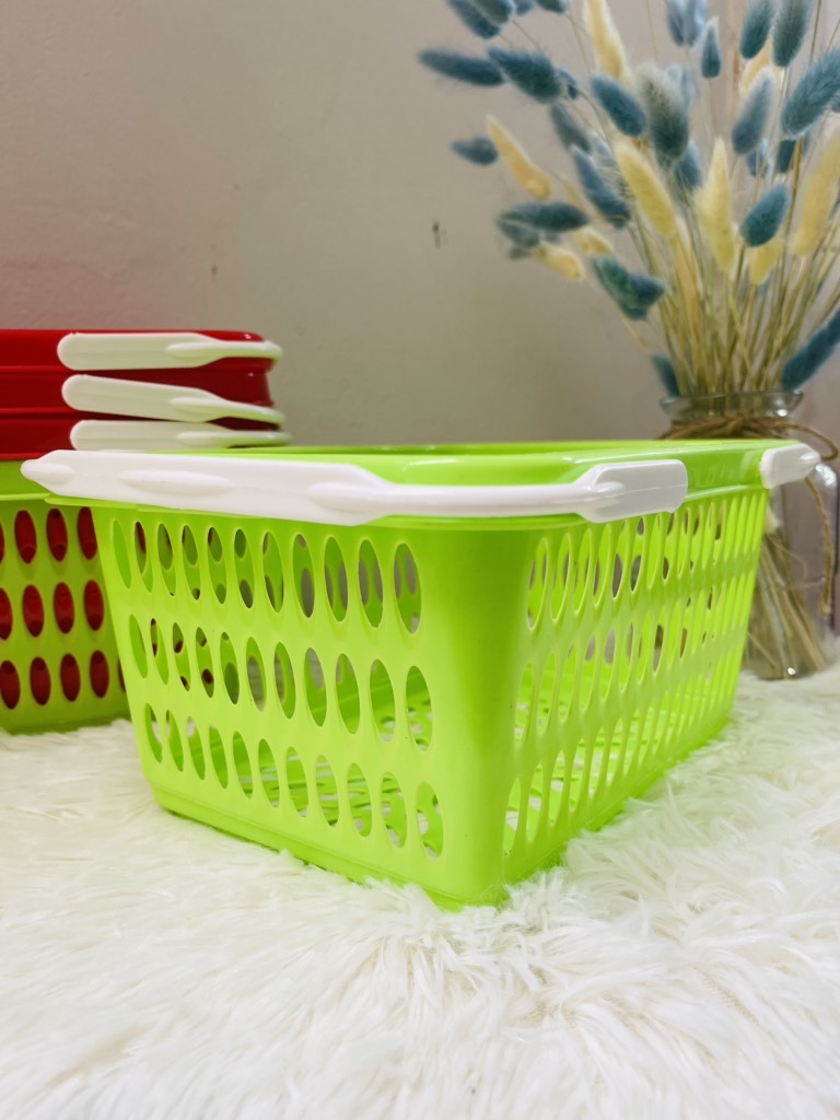 GIỎ 2 QUAI SIZE VỪA , NHIỀU MÀU (2)