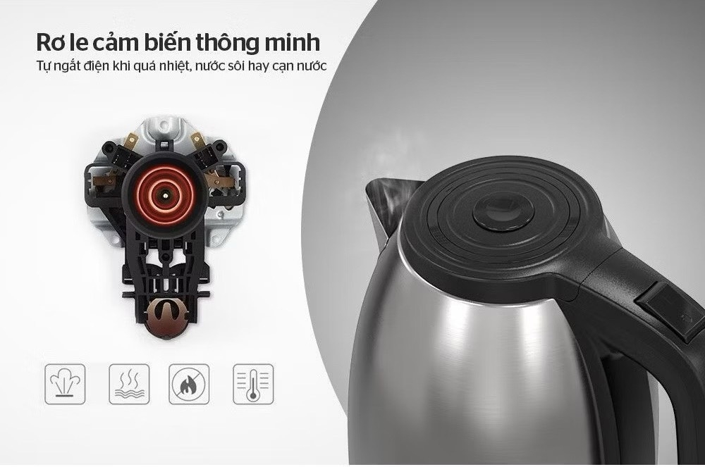 ẤM ĐUN NƯỚC SIÊU TỐC SUNHOUSE INOX 1183 (10)