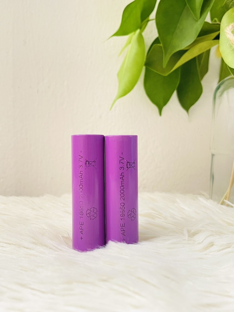 PIN SẠC Lithium CELL 18650 HIỆU SUẤT CAO, 2000mah (2)
