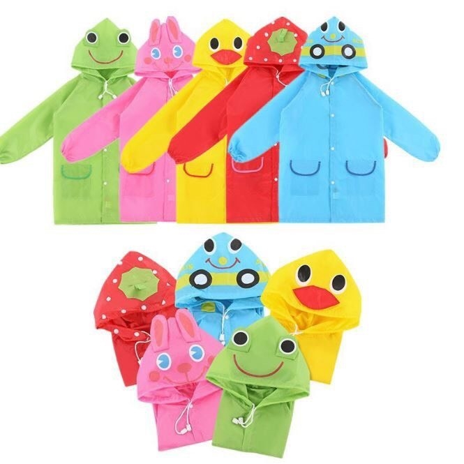 ÁO MƯA PVC CHO BÉ HÌNH THÚ KUTE (5)