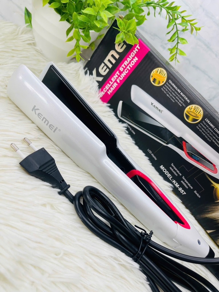 Máy Duỗi Tóc Kemei 957 Chính Hãng (20)