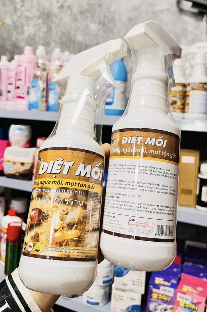 Chai Xịt Diệt Mối Tận Gốc Phòng Ngừa Kiến Gián Chính Hãng Pmax 460ml (4)