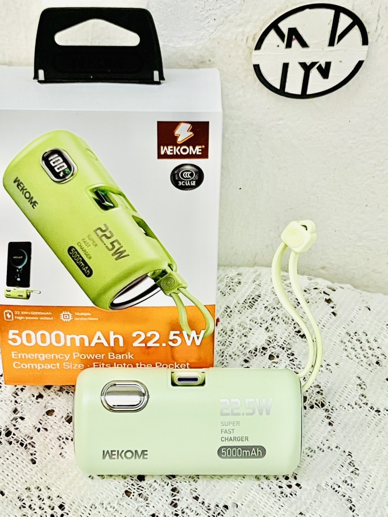 PIN SẠC DỰ PHÒNG NHANH 22.5W SIÊU NHỎ GỌN 5.000mah CHÍNH HÃNG WEKOME  (14)