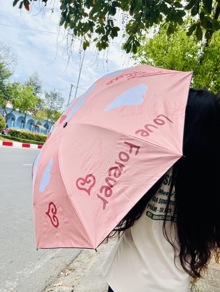 DÙ CHE NẮNG CHE MƯA LABUBU LOẠI GẤP GỌN (7)