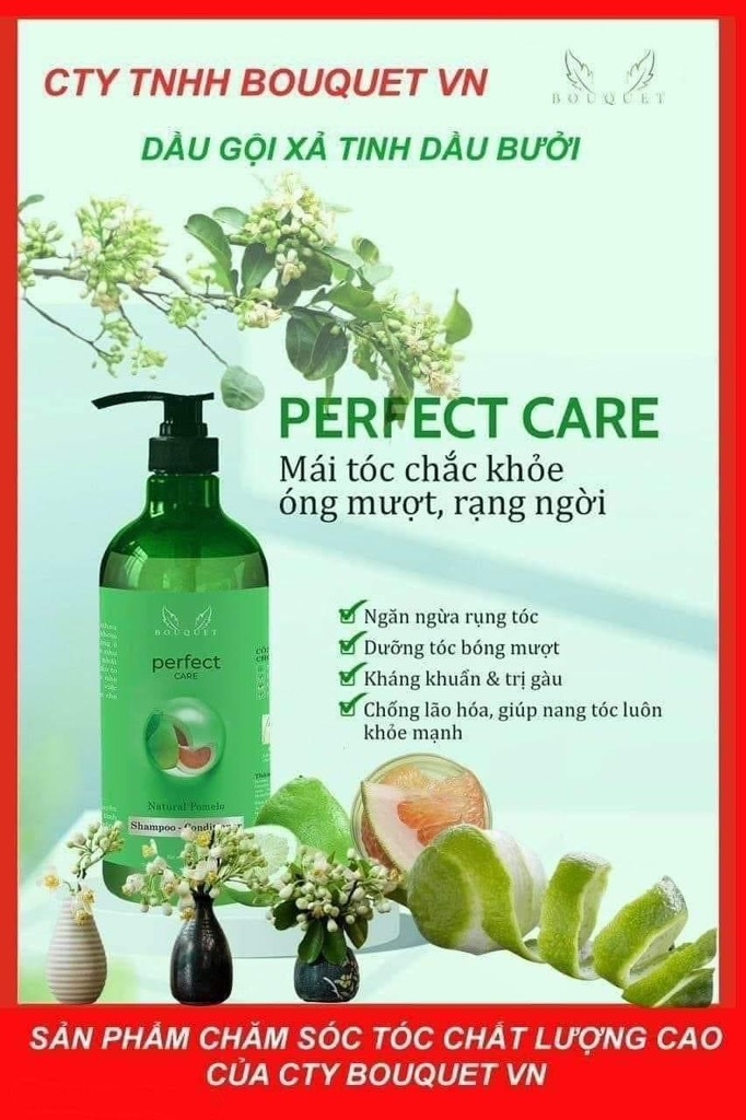 CHAI DẦU GỘI BƯỞI NGĂN NGỪA RỤNG TÓC BOUQUET CHÍNH HÃNG 500ml KÈM QUÀ TẶNG (10)