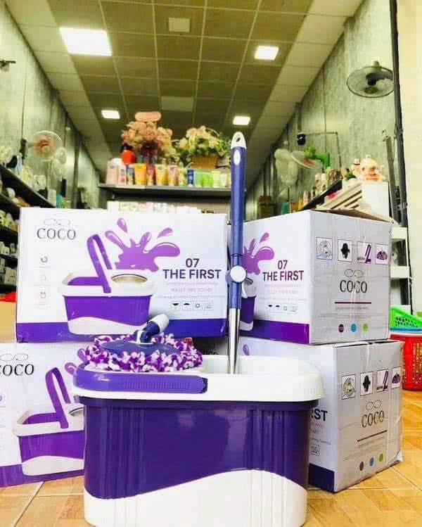 Bộ Lau Nhà Coco 07 Xoay 360 Độ Kèm Thùng Full Box (14)