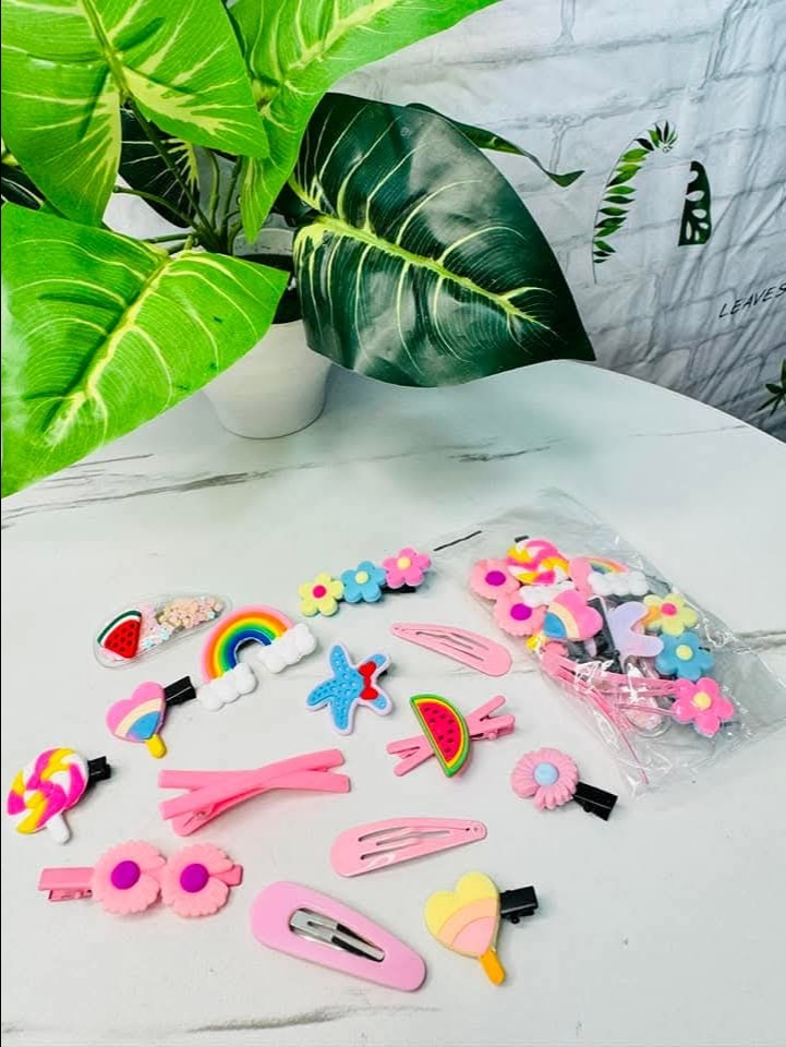 Set 14 KẸP TÓC NHIỀU MẪU SIÊU KUTE (2)